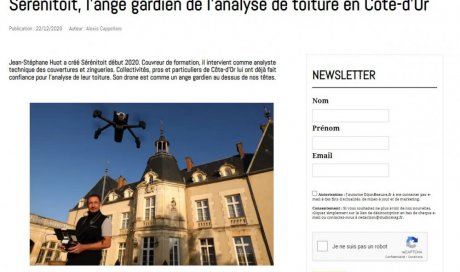 Article de presse DijonBeaune.fr sur l'entreprise Sérénitoit à Dijon