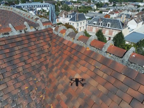 Diagnostic de toiture par drone à Sens (89)