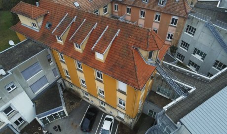 Inspection de toiture par drone à Besançon