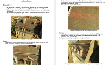 Audit de toiture à Dijon - exemple de rapport d'analyse de toiture